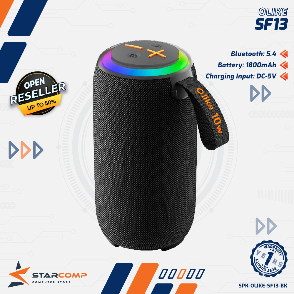Olike SF13 Speaker Bluetooth Garansi Resmi - Speaker Olike SF7 SF9 SF9 SF11 SF13 SF18