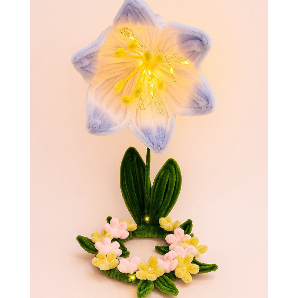 Lampu Tidur Kawat Bulu