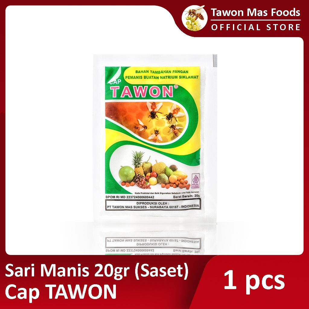 Sari Manis Cap TAWON 20gr (Pemanis Siklamat)