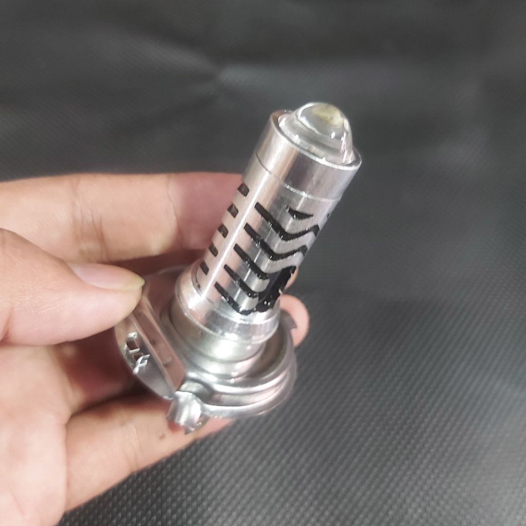 ATD lampu depan laser superfocus H4 kaki 3 12v motor mobil