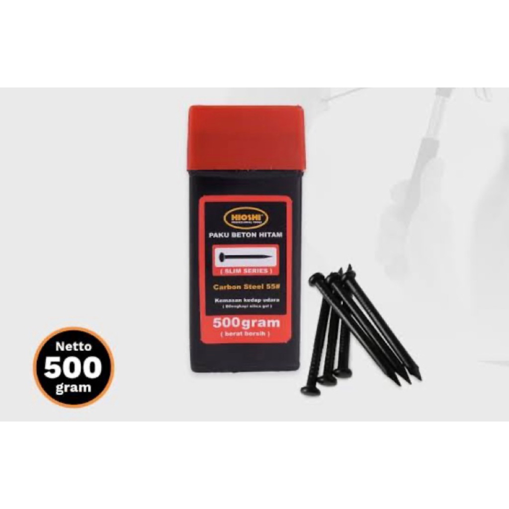 paku beton hioshi hitam