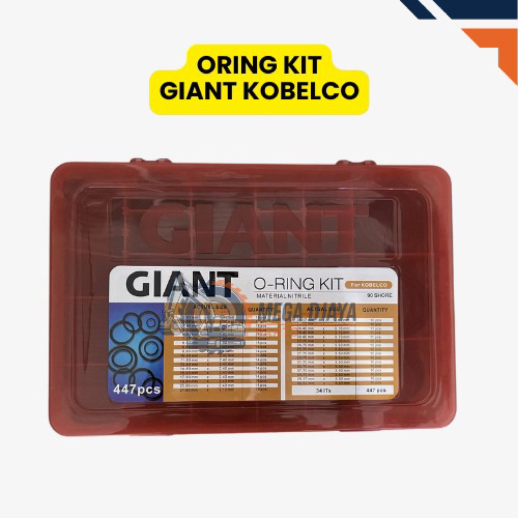 Oring Box Oring Kit NBR90: Kobelco Komatsu Hitachi Hyundai Sumitomo Sany CAT Caterpillar