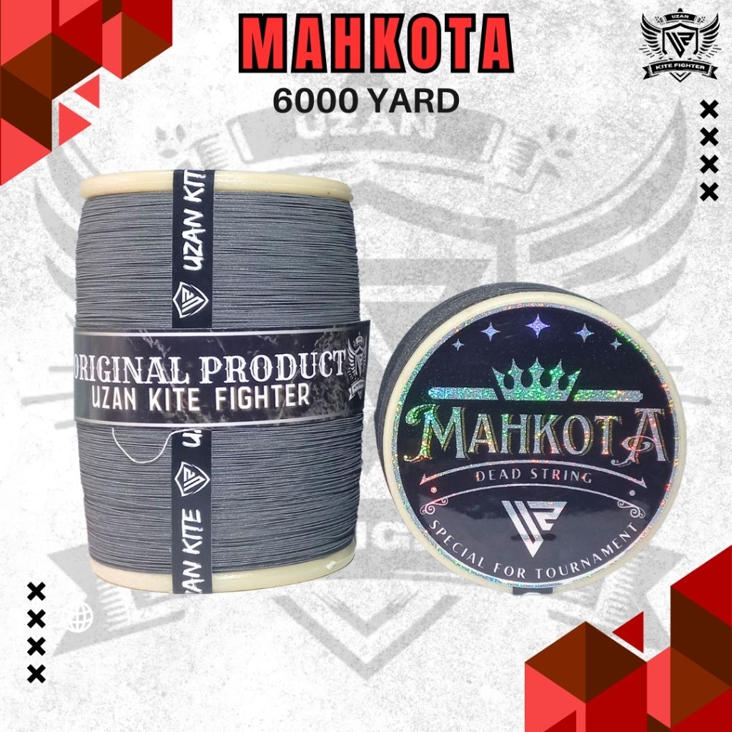 Gelasan matot MAHKOTA Bahan Abu panjang 6000yard size 023