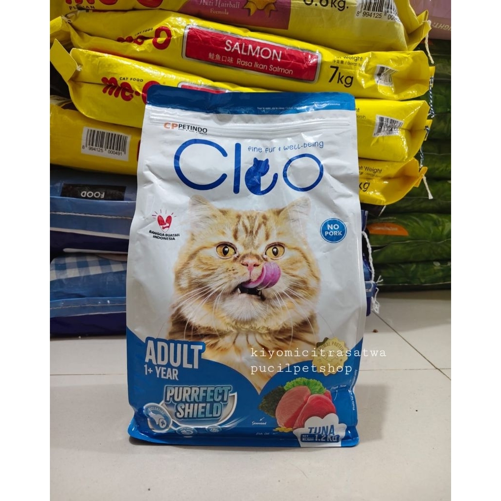 Cleo Tuna 1,2kg Freshpack Makanan Kucing Cleo Tuna Catfood Dryfood Cleo Rasa Tuna