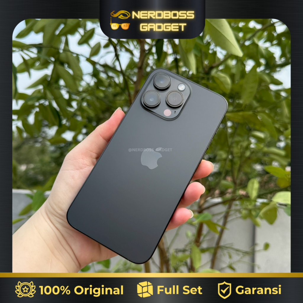 APPLE IPHONE 14 PRO MAX SPACE BLACK 256GB ORIGINAL MULUS MANTAP DISKON