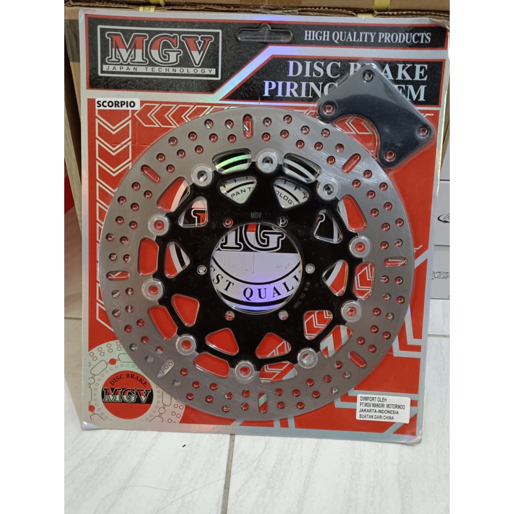 DISC SCORPIO PIRINGAN CAKRAM DEPAN MGV 300MM SCORPIO Original MGV 100%