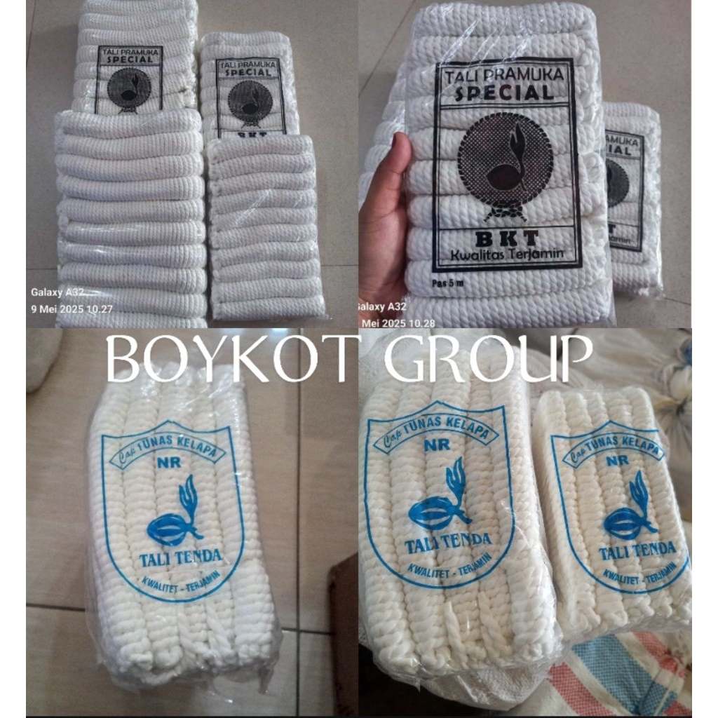 Tali serat pramuka BKT spesial bijian tali tissu pramuka