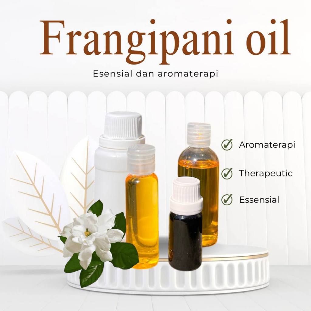 10-100ml Minyak atsiri kamboja / Frangipani oil essensial Aromatherapy therapeutic grade diffuser