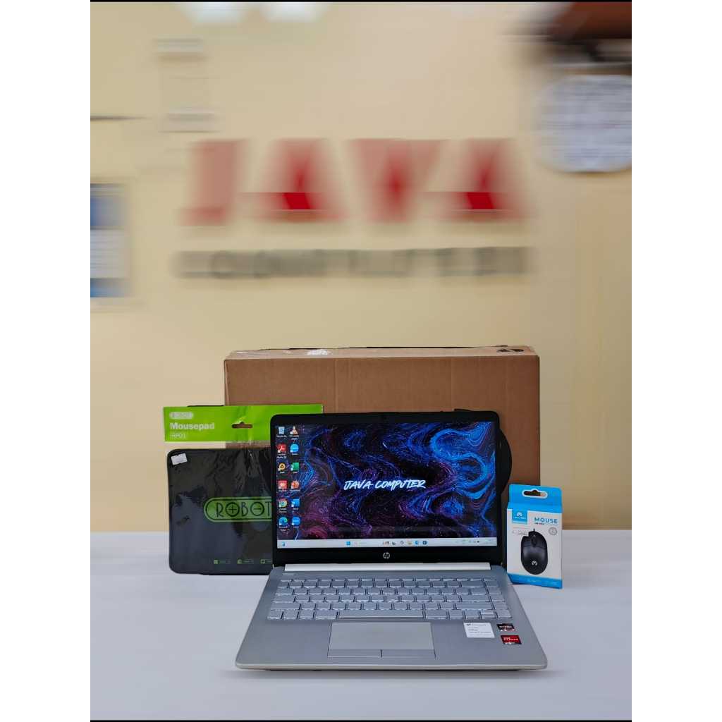 Hp 14s-DK1006AU AMD Ryzen 3 RAM 8GB DDR4 SSD 256GB + HDD 1TB Second
