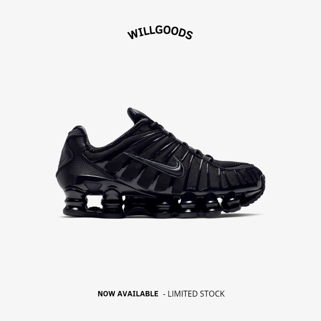 Nike Shox TL Black Black Women Original Resmi