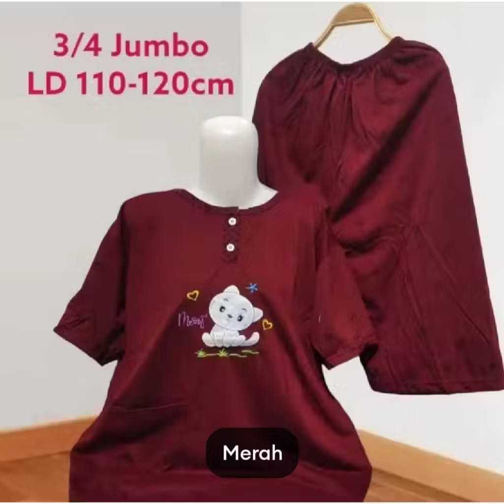 Baju Tidur Wanita Dewasa Setelan Piyama BabyDoll Kaos Celana Pendek