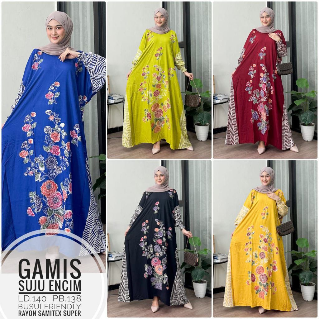 GAMIS BATIK SUPER JUMBO LD 140