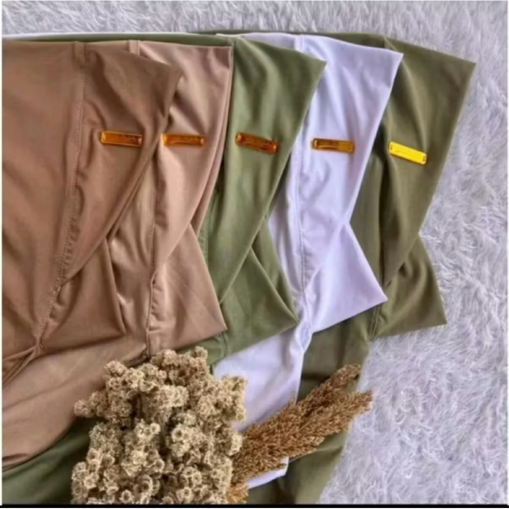 Hijab Bergo Dagu Malaysia Jersey Premium/Jilbab Bergo Malaysia