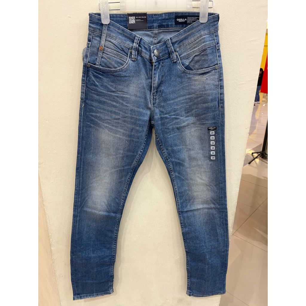 CELANA JEANS SLIM FIT PRIA OSELLA ORIGINAL 100%