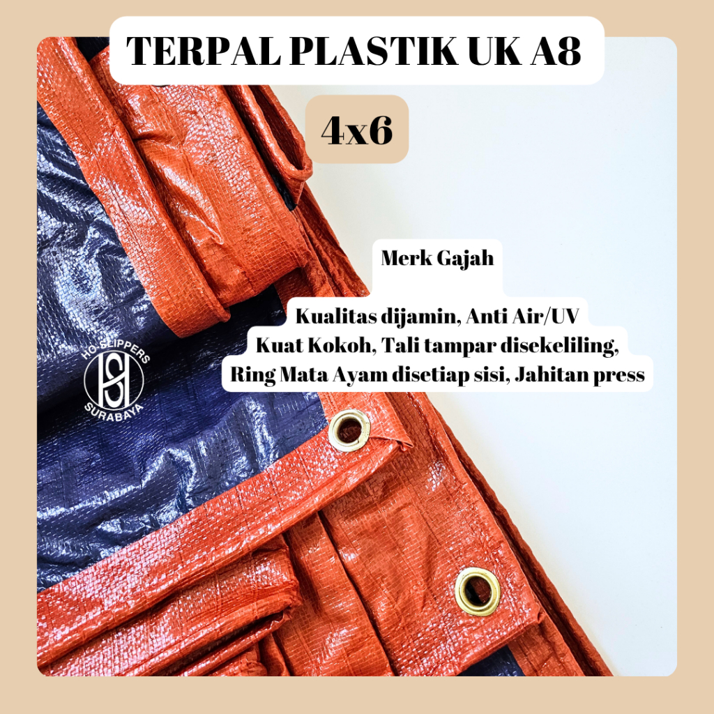 TERPAL A8 UK 4x6  / TERPAL PLASTIK / TERPAL A8 / TERPAL MURAH KUALITAS MAKSIMAL