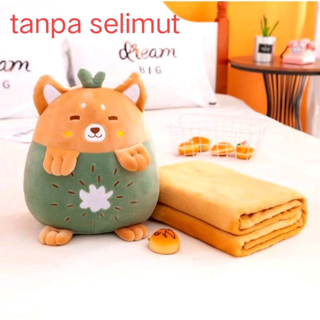 Boneka Bantal Selimut Balmut / Boneka Bantal Selimut Tanpa Selimut Bahan Plannel Lembut