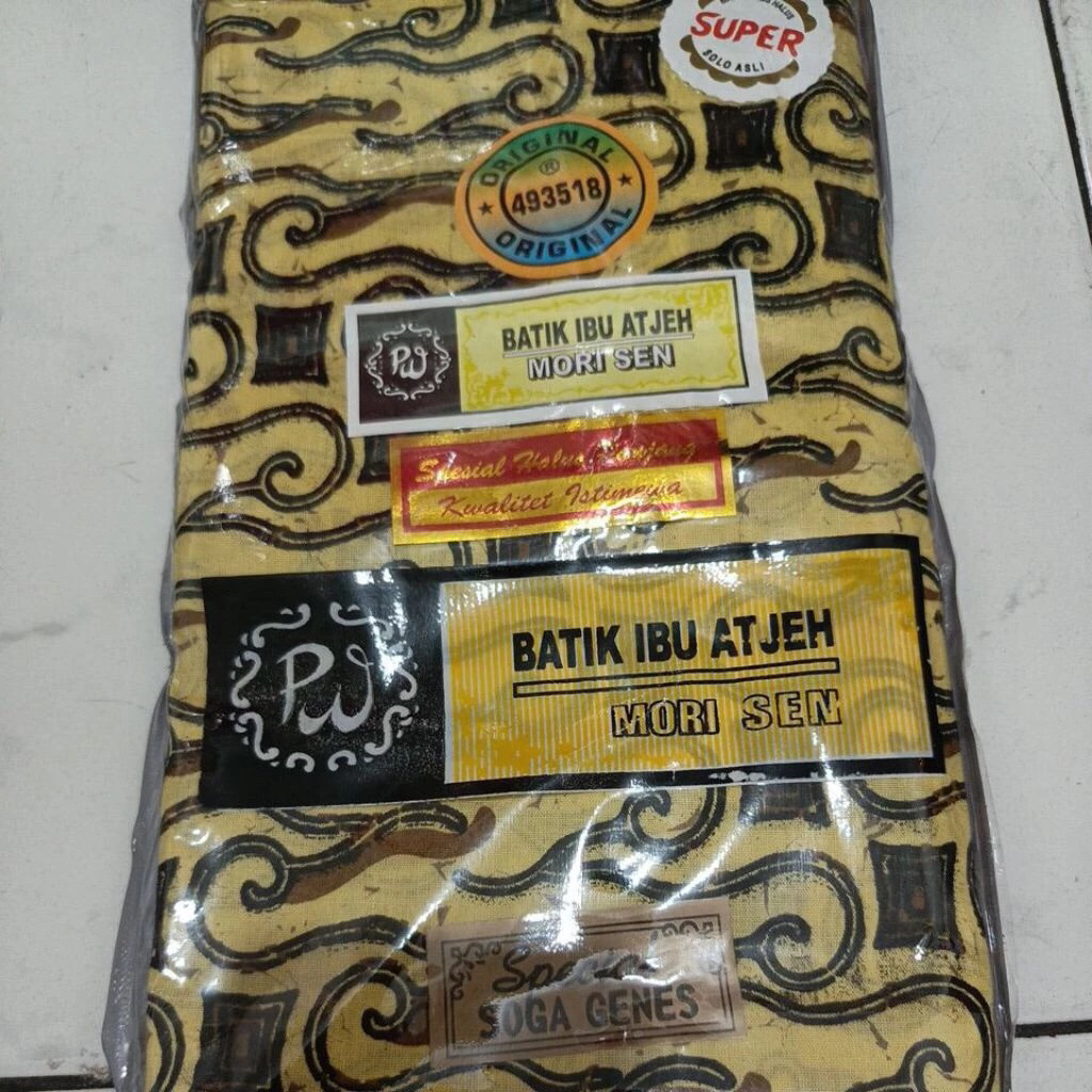 Kain panjang batik halus IBU ATJEH Mori Sen Original