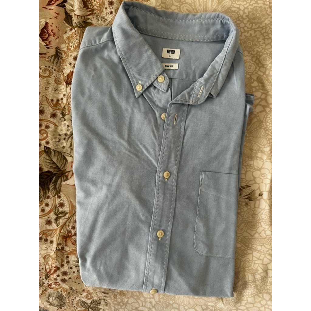 Uniqlo kemeja oxford