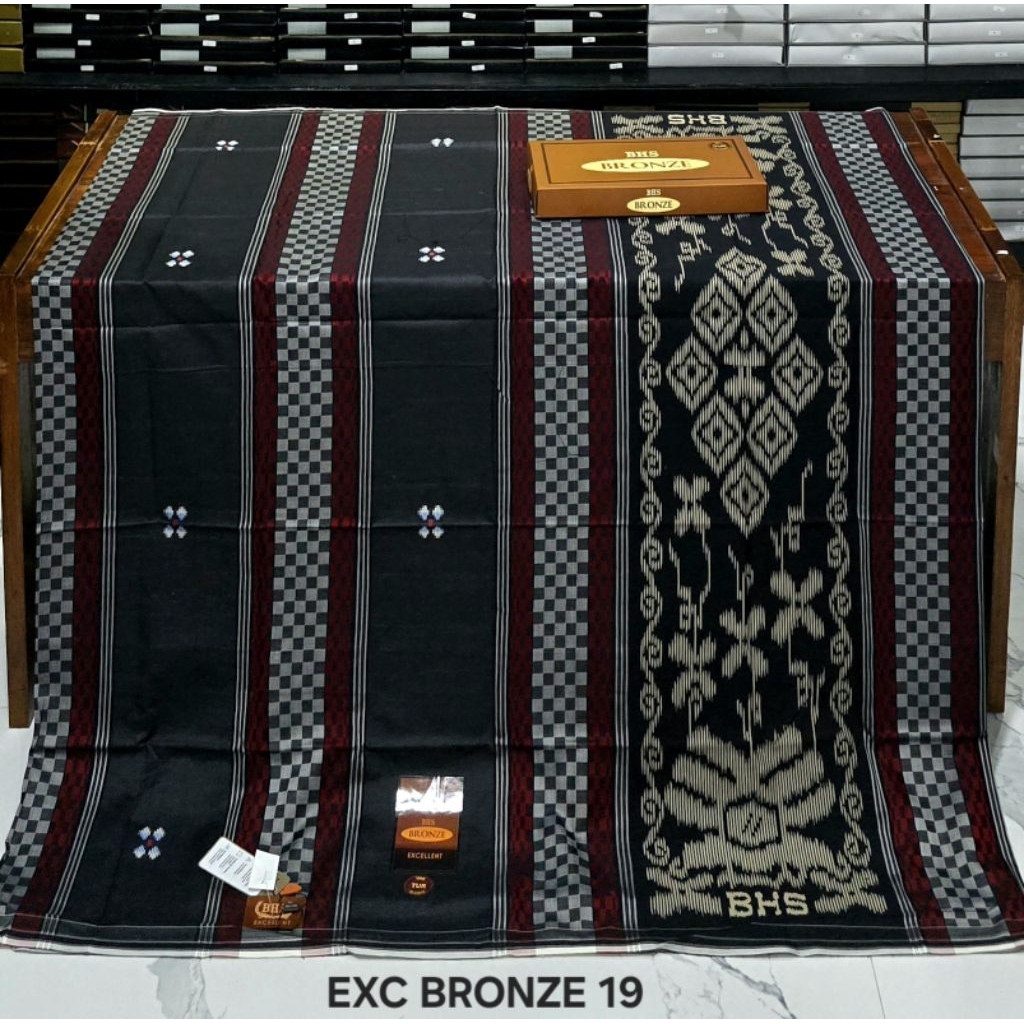 SARUNG BHS EXCELLENT SONGKET KUALITAS BRONZE KEMASAN BOX