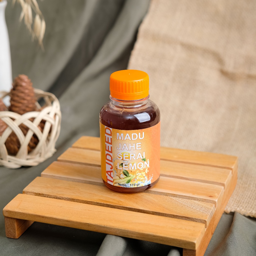 Madu Jahe Lemon Serai By Tajdeed - obat batuk anak 1 tahun / batuk anak alami / batuk anak berdahak 