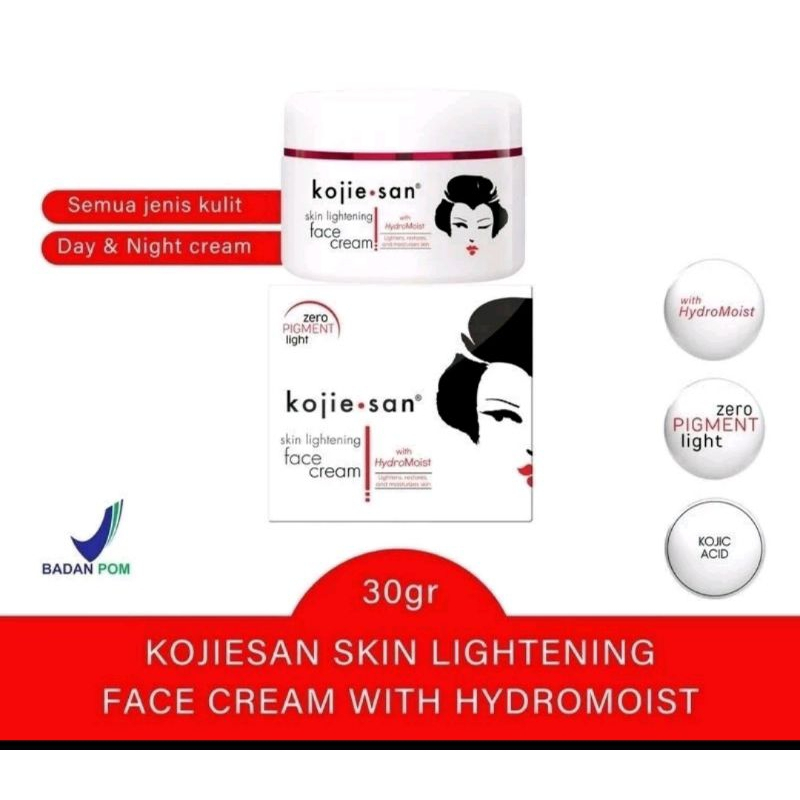 KOJIE SAN Face Lightening Cream 30g-kojie san cream