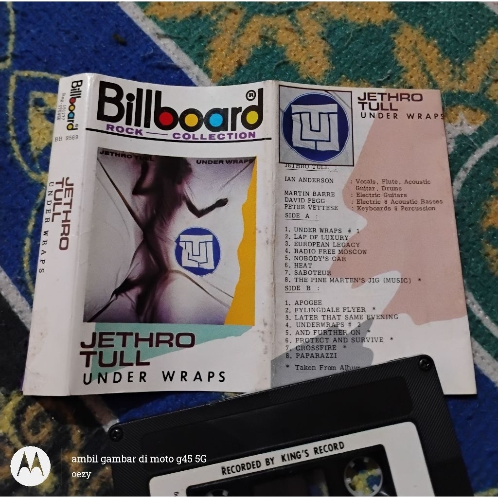 Kaset pita Jethro Tull - under wraps