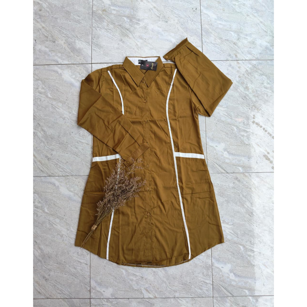tunik cantik bahan katun toyobo