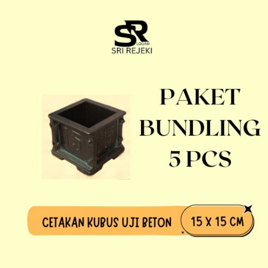 CETAKAN BETON KUBUS (PAKET BUNDLING 5PCS)