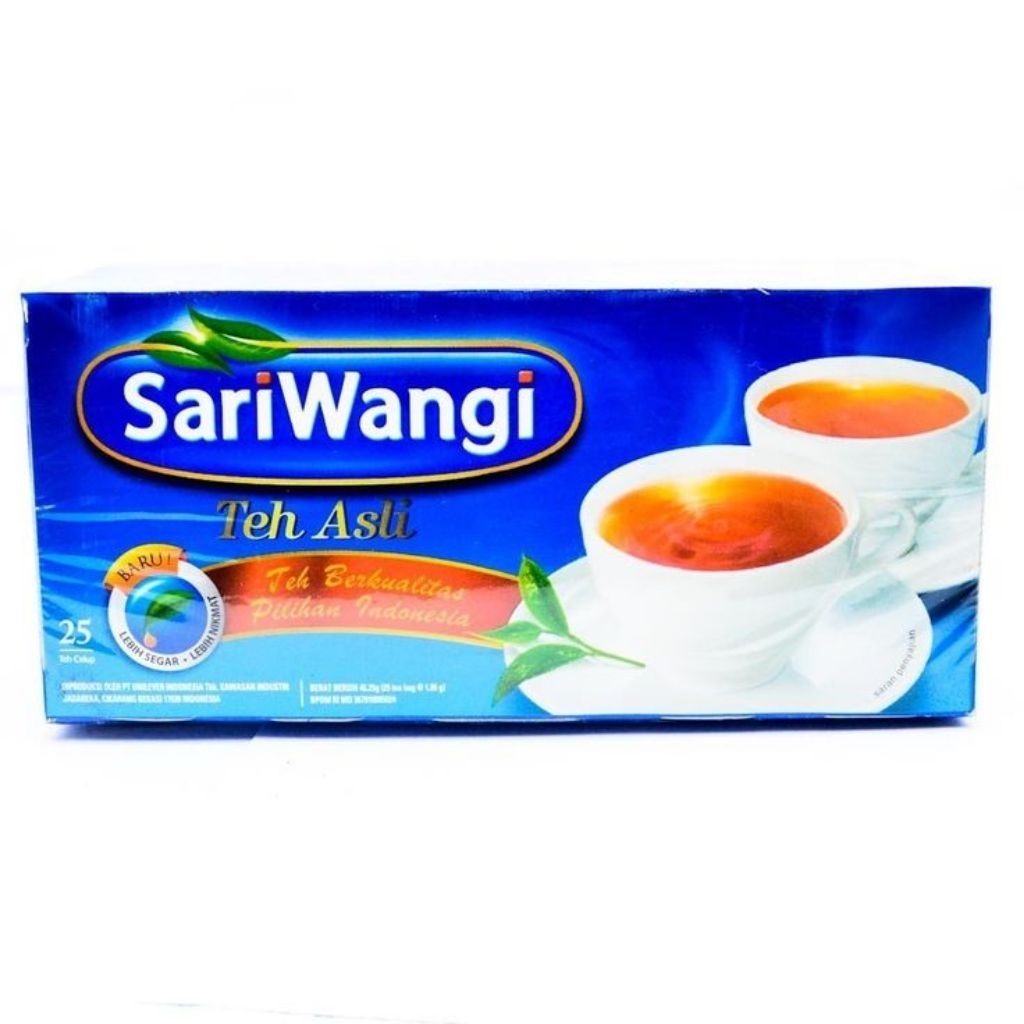 sariwangi 1 dus isi 25 pcs/teh celup sariwangi