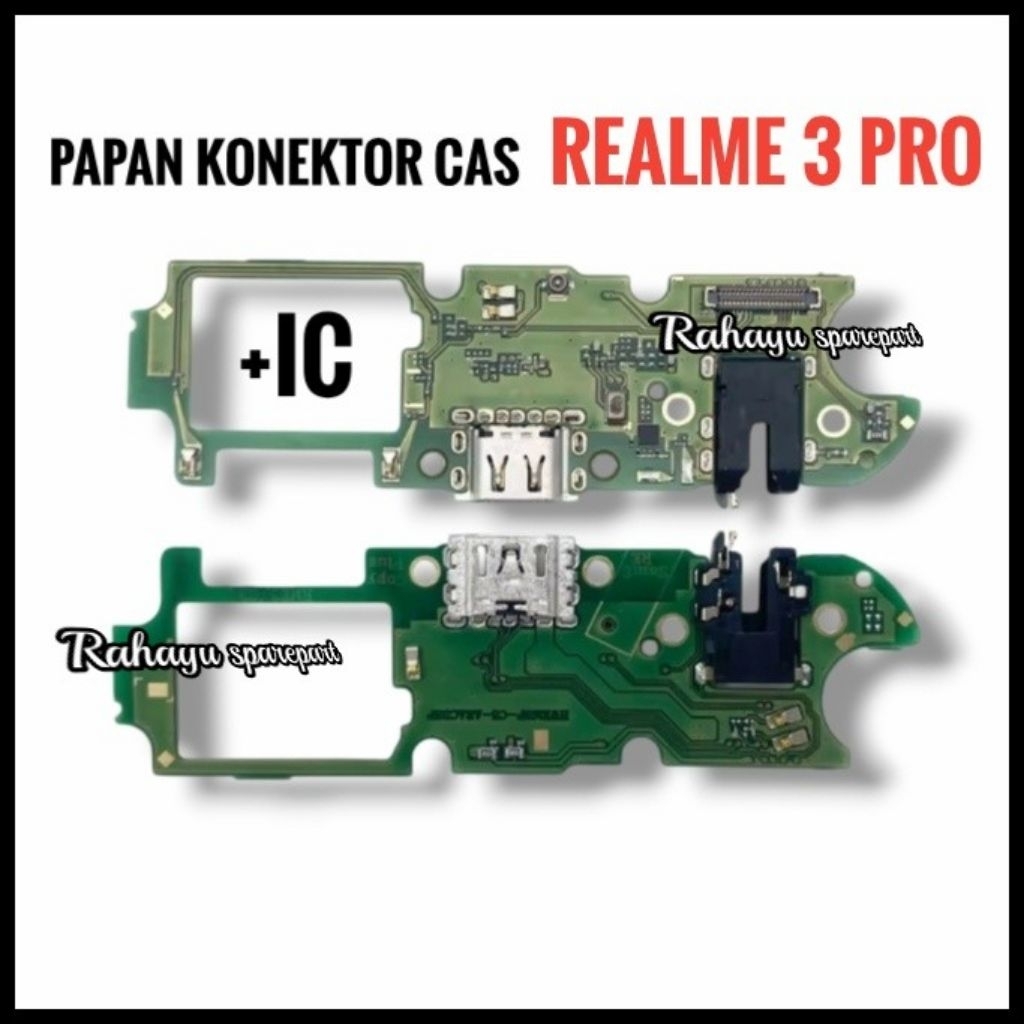 Papan Konektor Cas Realme 3 Pro Original