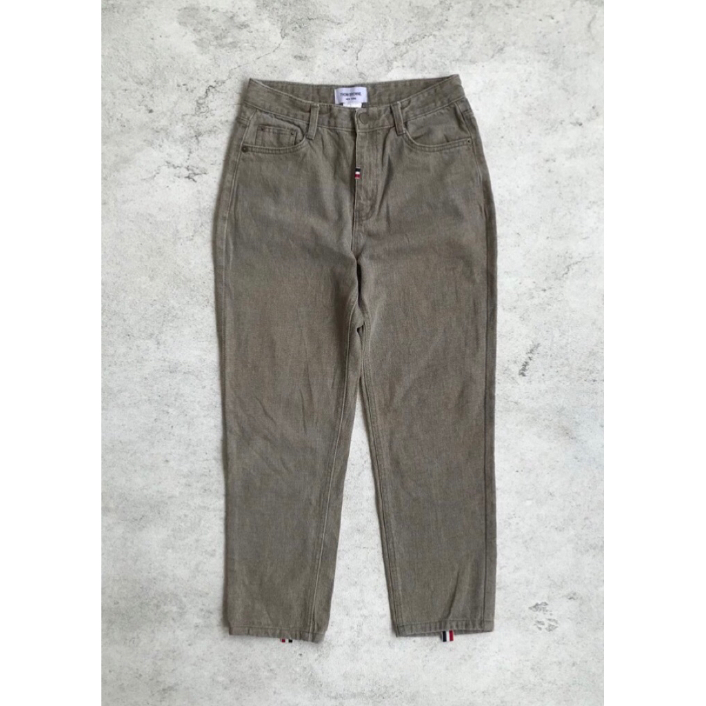 Celana jeans thom browne new york fashion