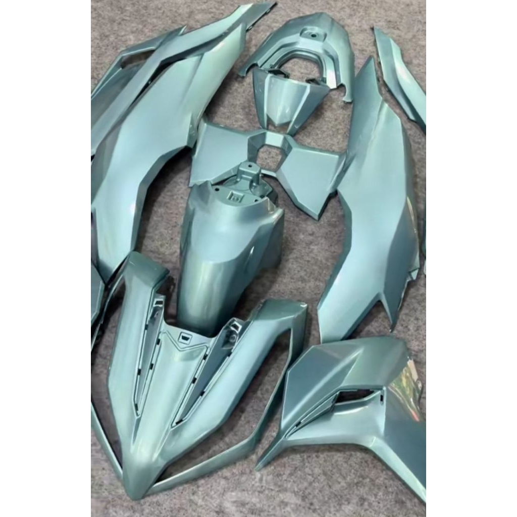 Cat motor warna Verde silver gen 3 jenis PU original