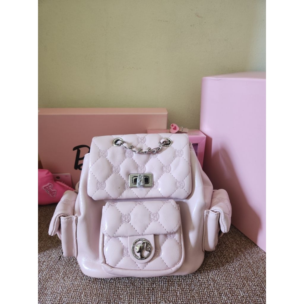 TAS RANSEL BARBIE PINK MINI SIZE