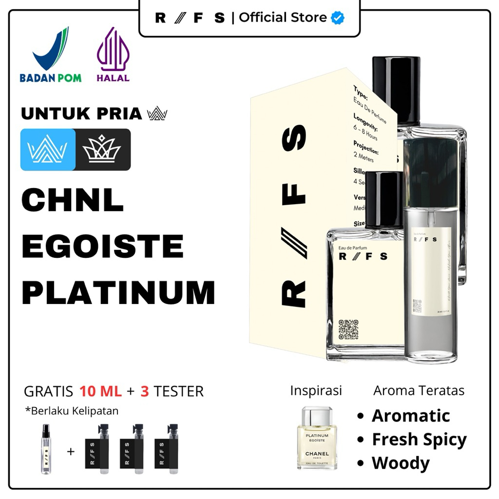 RIFS - Chnl Egoiste Platinum EDP Extrait de Parfum Dupe