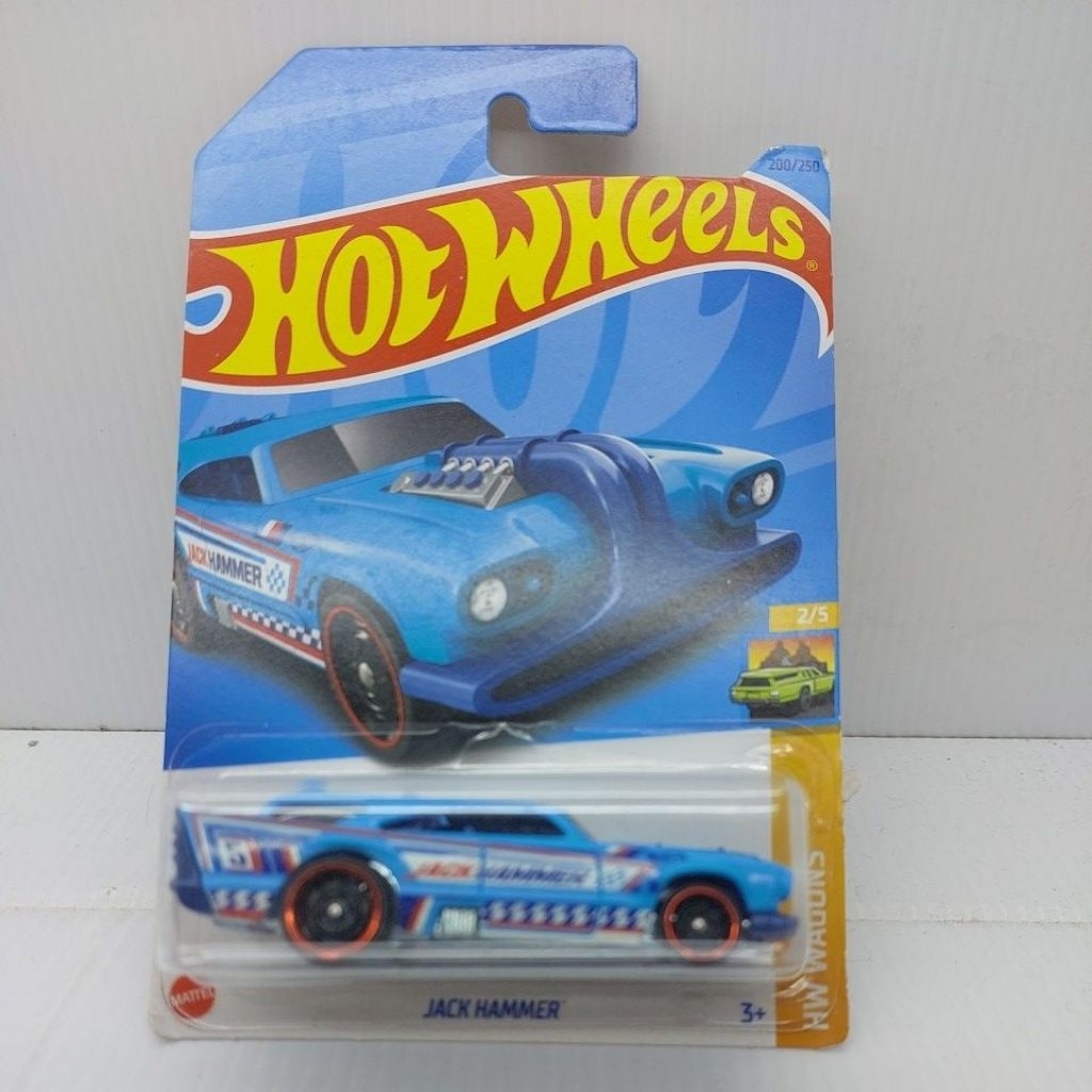 HOT WHEELS ORIGINAL JACK HAMMER BIRU
