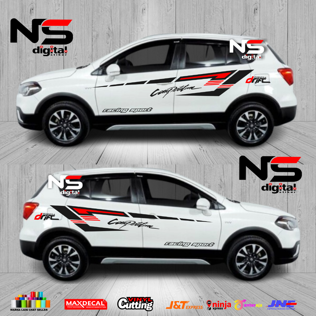 sticker mobil suzuki SX4 lama sticker mobil ertiga sticker mobil suzuki SX4 striping