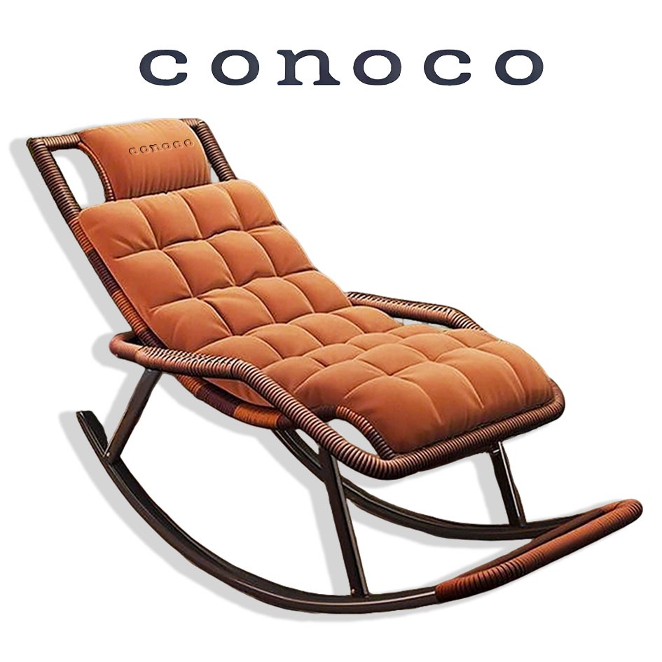 CONOCO Kursi Goyang Rotan Kursi Goyang Kursi Goyang Santai Kursi Santai nyaman Kursi Malas Vintage