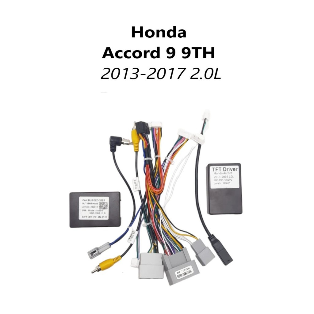 AUTO NET kabel soket PNP canbus android Honda Accord 9 TH Accord 2013 - 2017 A-7