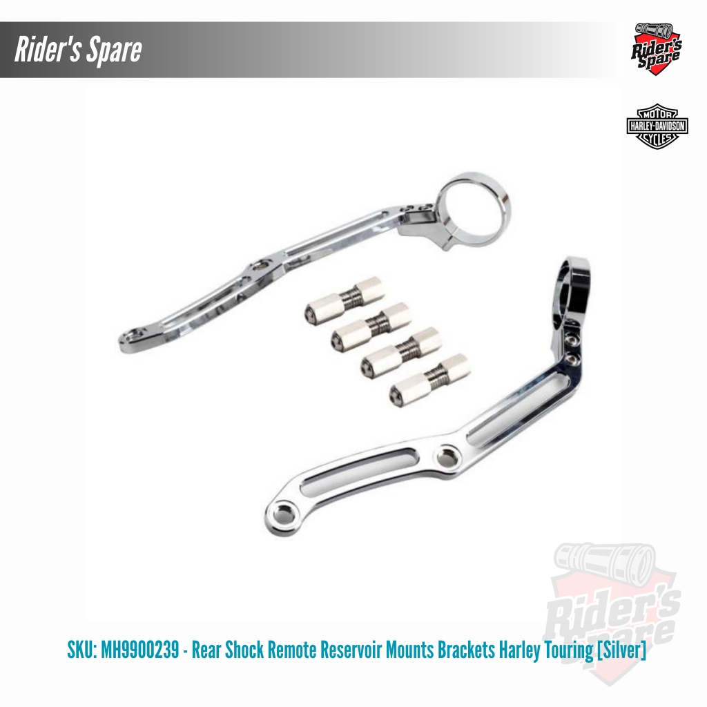Rear Shock Remote Reservoir Mounts Brackets Harley Touring