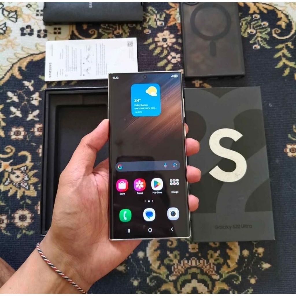 Bekas pemakaian pribadi || Samsung s22 ultra 5g ram 12/512