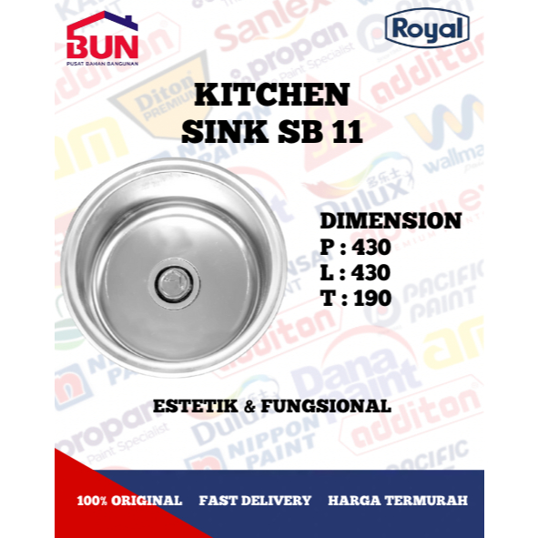 Wastafel Dapur Royal Kitchen Sink SB 11