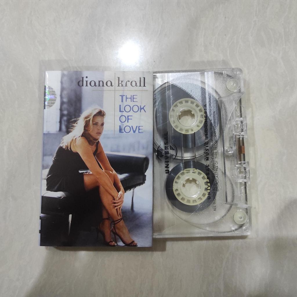 kaset pita tape original diana krall - look of love