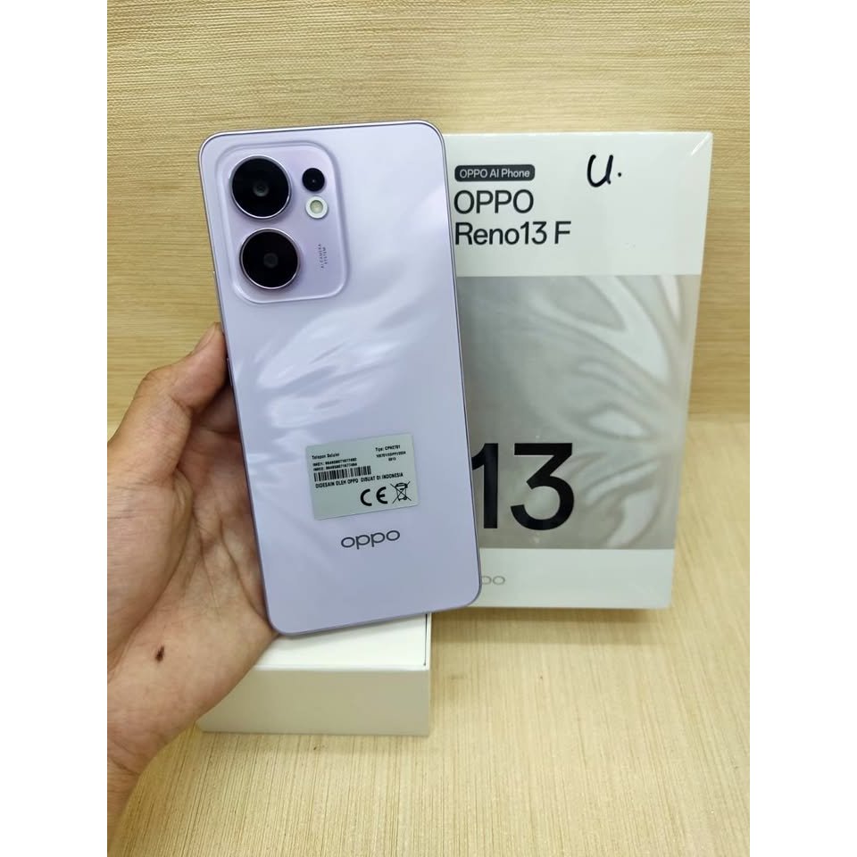 HP Oppo Reno 13F 8/256 Second Bekas Fullset