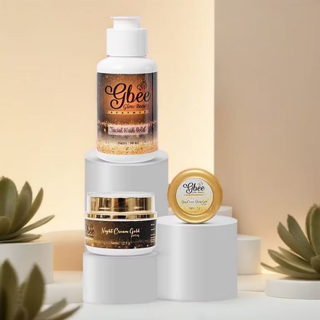 GBEE GLOW BEAUTY-Paket Kinclong Gold Small -Paket Skincare Kinclong Gold