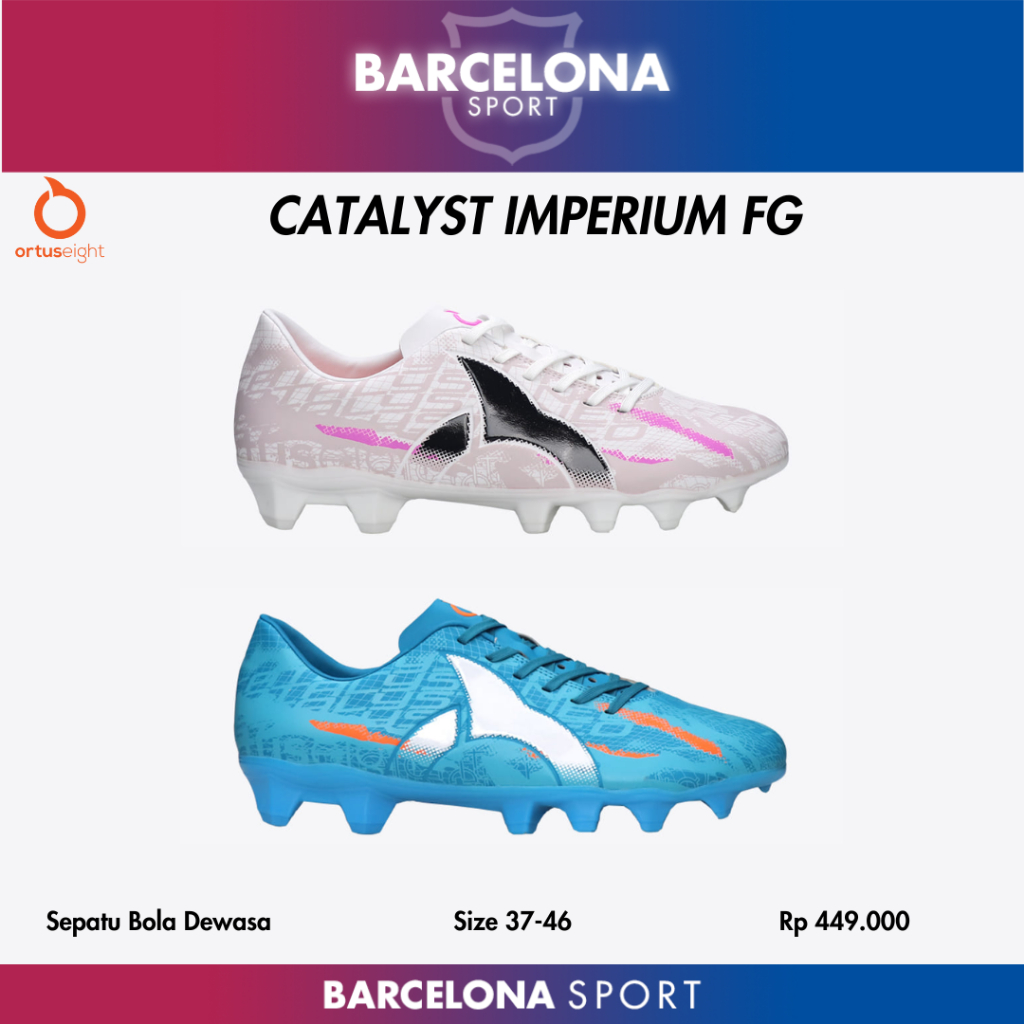 Ortuseight Catalyst Imperium FG - Sepatu Bola Dewasa Size 37 38 39 40 41 42 43 44 45 46