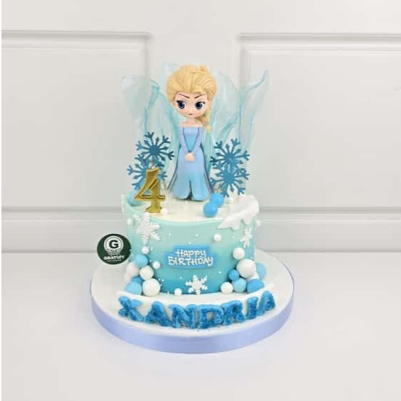 CAKE TEMA FROZEN ELSA / CAKE ULANG TAHUN