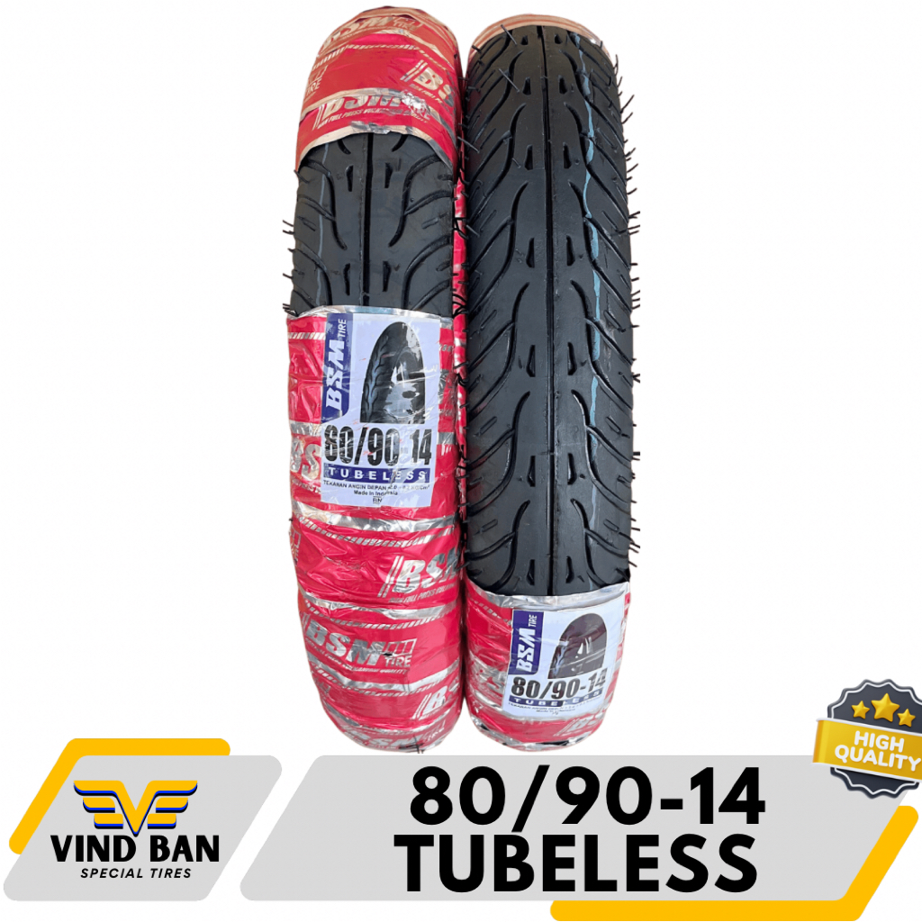 Ban Matic Tubeless 80/90-14 Depan Medium Compound