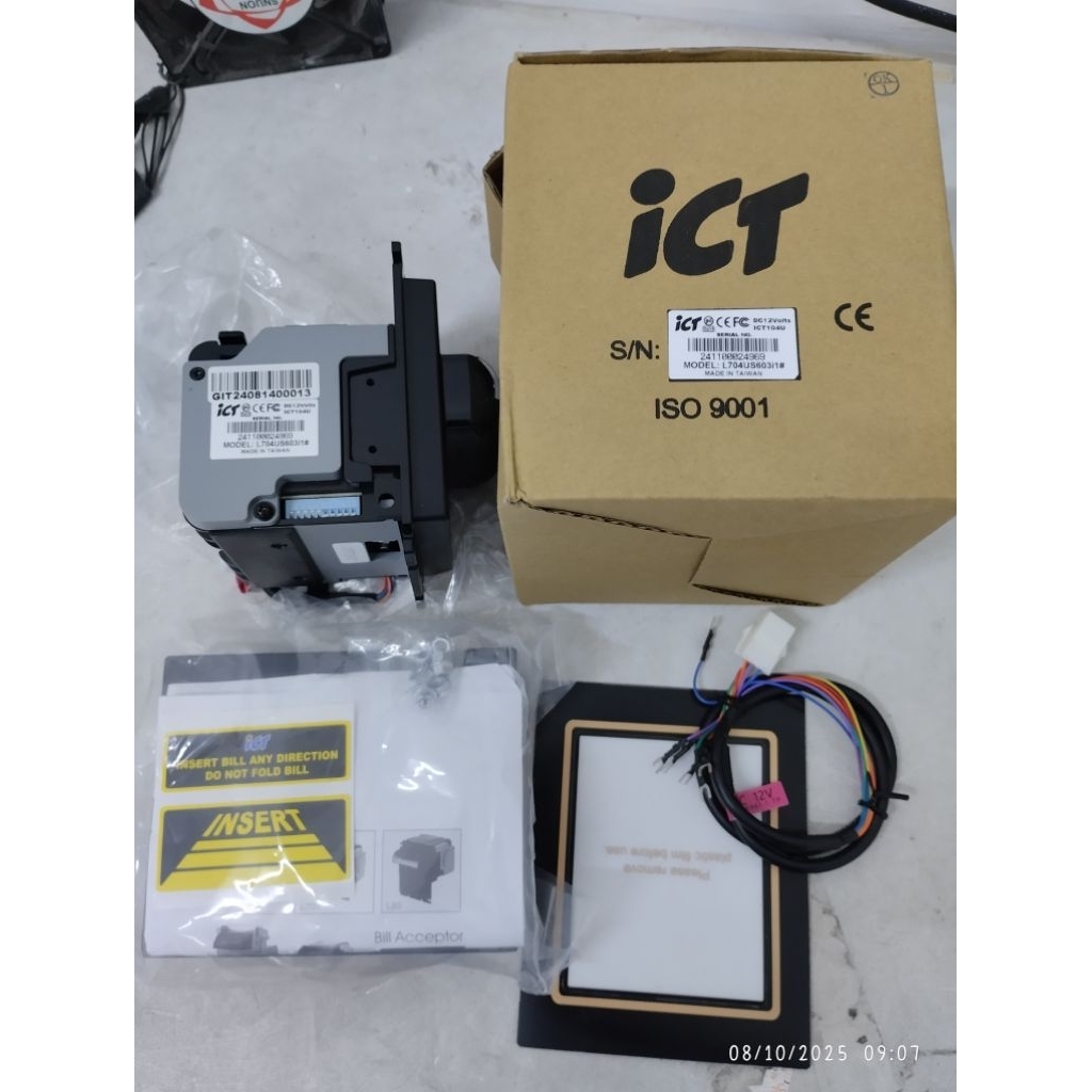BILL ACCEPTOR ICT seri uang terbaru