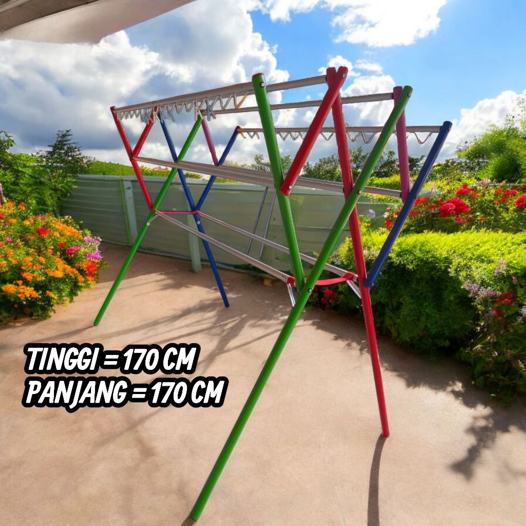 AR JEMURAN BAJU JUMBO / JEMURAN PAKAIAN ALLUMUNIUM JUMBO