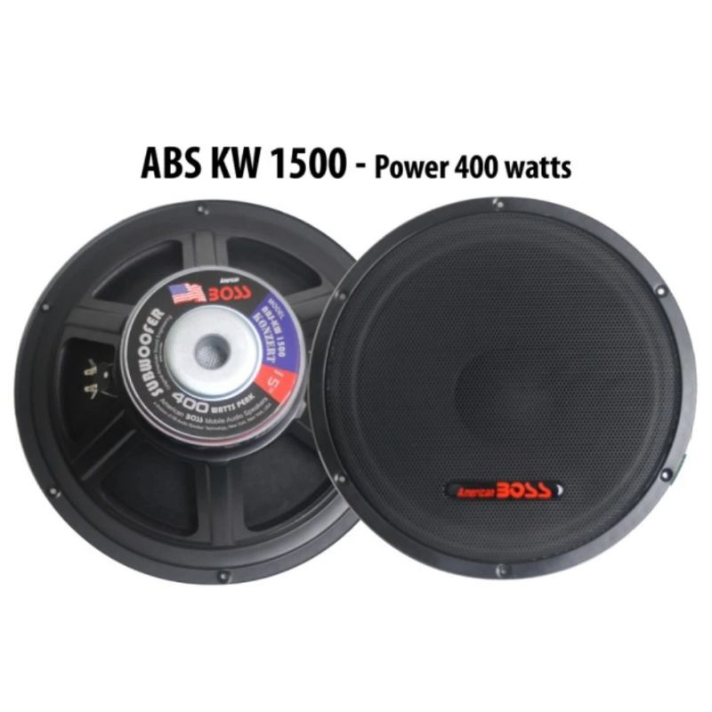 Subwoofer Komponen 15" American boss ABS KW-1500